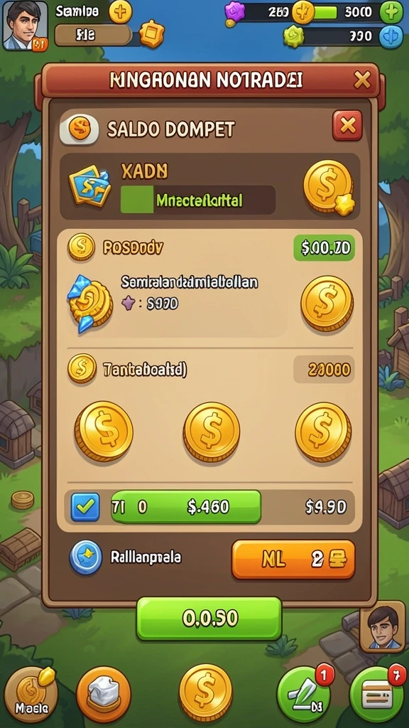 duit8 - Tampilan level yang penuh warna dan menarik.