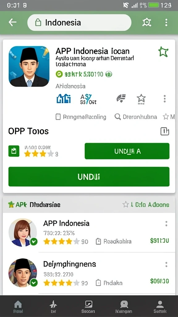 idebet - Antarmuka pengguna yang ramah dan menarik.