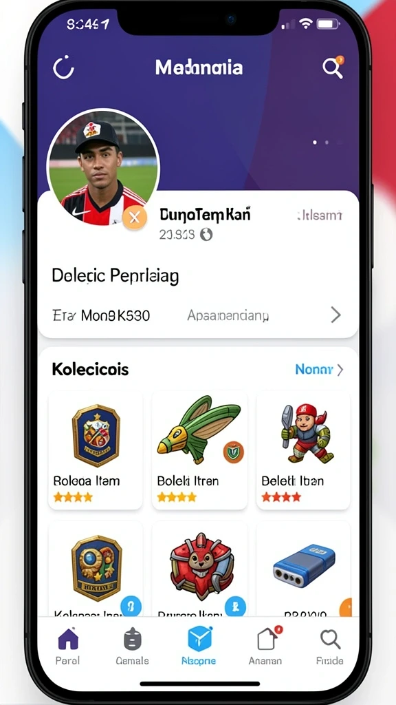 luck365 - Tampilan antarmuka aplikasi yang modern dan ramah pengguna.