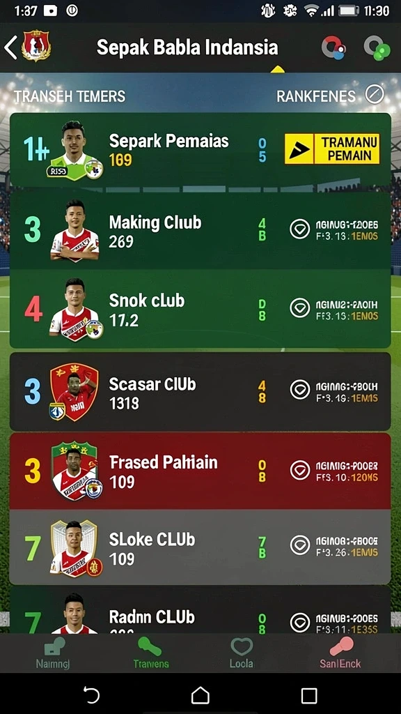 zoro77 - Tampilan antarmuka yang menarik dan user-friendly.