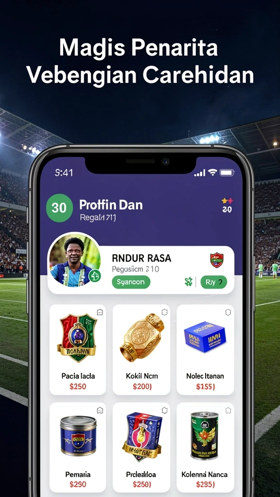 zoro77 - Screenshot fitur penghargaan yang menggembirakan.